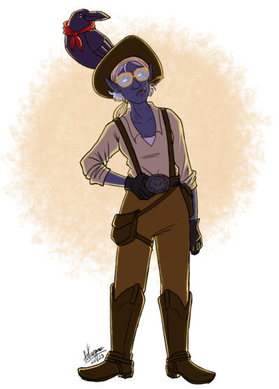 Colour - detailed - full body